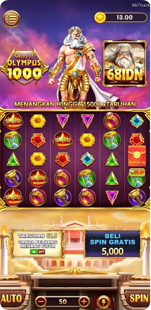 567luck Tangkapan Layar - APK Resmi