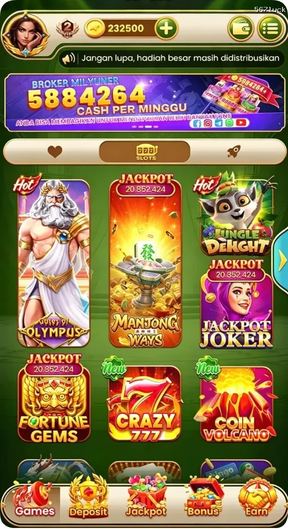 567luck Preview - Resmi Unduh